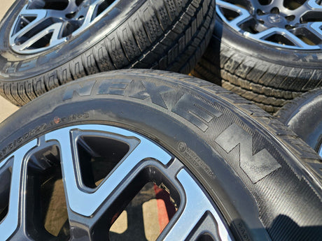 20" Dodge Ram 1500 OEM 94059 Laramie wheels rims 68583860AA 2024 2025 2026 NEW Texas Truck Tire