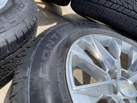 20" Chevy Tahoe Silverado LTZ 5920 OEM wheels rims Yukon 2023 2024 2025 2026 NEW Texas Truck Tire