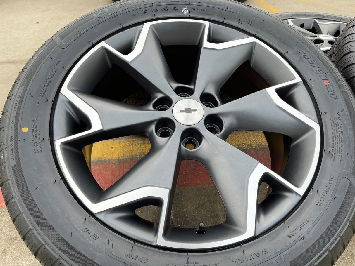 20" Chevy Blazer GMC Acadia Cadillac XT6 XT5 SRX OEM 5937 wheels rims tires NEW Texas Truck Tire