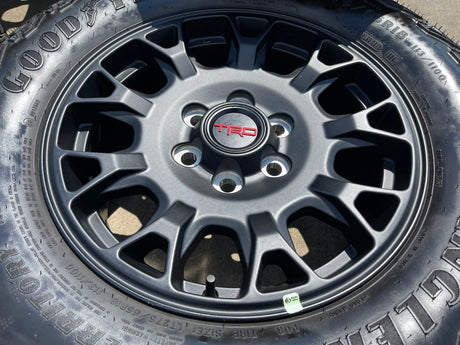 18" Toyota Tacoma 4Runner TRD Pro OEM 95973 wheels rims 2024 2025 2026 GOODYEAR Texas Truck Tire