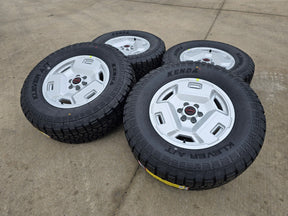 17" Nissan Frontier OEM Retro Hardbody Edition 62783 wheels rims 2025 NEW A/T2 Texas Truck Tire