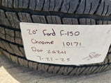 20" Ford F-150 Expedition OEM Lariat rims wheels 10171 CHROME NICE SET Texas Truck Tire
