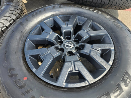 17" Nissan Frontier OEM Desert Runner 62832 wheels rims tires 2023 2024 2025 NEW Texas Truck Tire