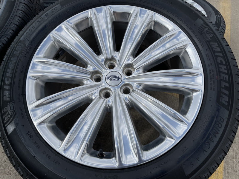 20" Ford Explorer Limited OEM rims wheels 10269 Lincoln Aviator MICHELIN Texas Truck Tire