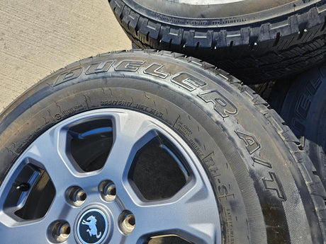 17" Ford Bronco Big Bend wheels rims 10384 OEM Ranger 2023 2024 2025 2026 NEW Texas Truck Tire