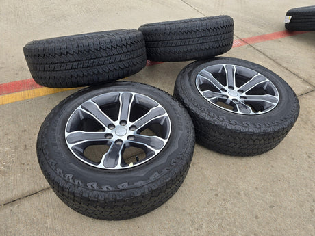 20" Jeep Grand Wagoneer OEM wheels rims 95262 9278 Ram 1500 DISCOUNTED Texas Truck Tire