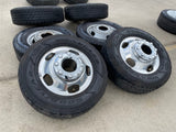 17" Ford F-350 Dually OEM 10477 10478 rims wheels 2023 2024 2025 GOODYEAR Texas Truck Tire