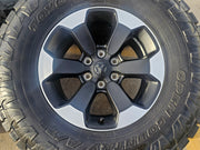 18" Dodge Ram 1500 Rebel Black OEM 2671 wheels rims TOYO A/T3 35" Texas Truck Tire