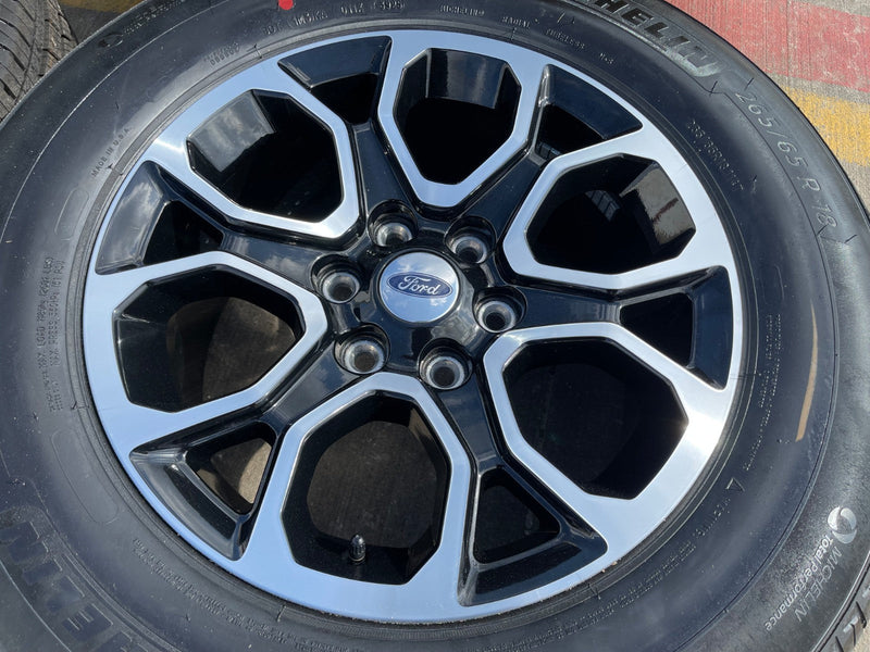 18" Ford F-150 OEM rims wheels 10438 Expedition 2024 2025 2026 2027 MICHELIN NEW Texas Truck Tire