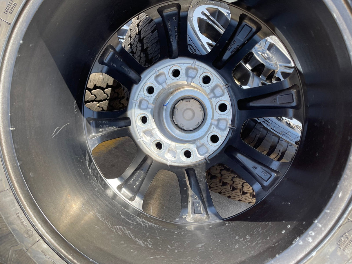 20" Dodge Ram 2500 3500 LARAMIE OEM wheels rims A/T tires 2025 2026 NEW Texas Truck Tire