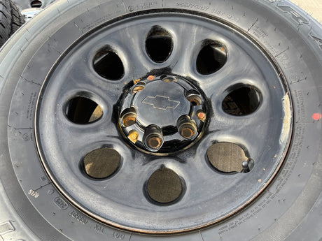 17" Chevy Silverado 1500 Tahoe PPV OEM 5223 8074 wheels rims BRIDGESTONE A/T Texas Truck Tire
