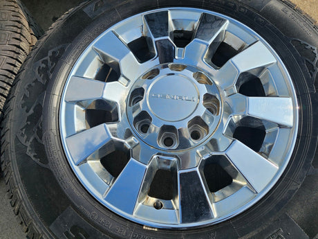20" GMC Sierra 2500 3500 DENALI OEM 5704 wheels rims tires HERCULES Texas Truck Tire