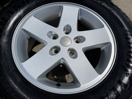 17" Jeep Gladiator OEM wheels rims 9074 Wrangler GOODYEAR TERRITORY A/T NEW Texas Truck Tire