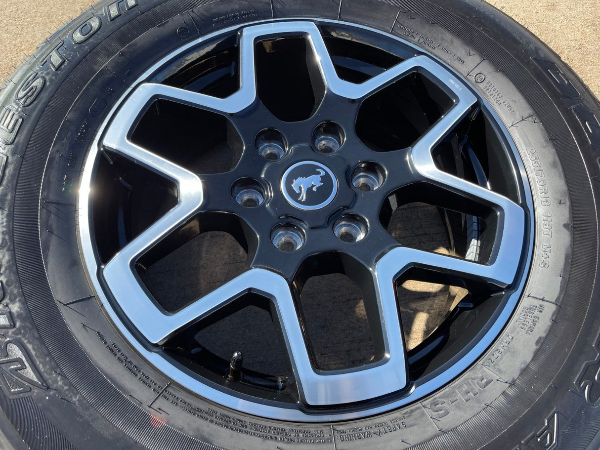18" Ford Bronco wheel rim 95213 10389 Ranger spare 2021 2022 2023 2024 2025 NEW Texas Truck Tire