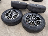 20" Nissan Titan PRO-4X Armada OEM wheels rims tires black 2024 2025 2026 NEW Texas Truck Tire