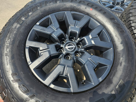 17" Nissan Frontier OEM Desert Runner 62832 wheels rims tires 2023 2024 2025 NEW Texas Truck Tire