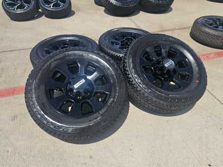 20" Ford F-250 F-350 Tremor OEM Black 10101 rims wheels tires NEW Texas Truck Tire