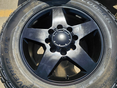 20" Chevy Silverado GMC Sierra 2500 3500 OEM replica 5503 rims wheels 8x180 Texas Truck Tire