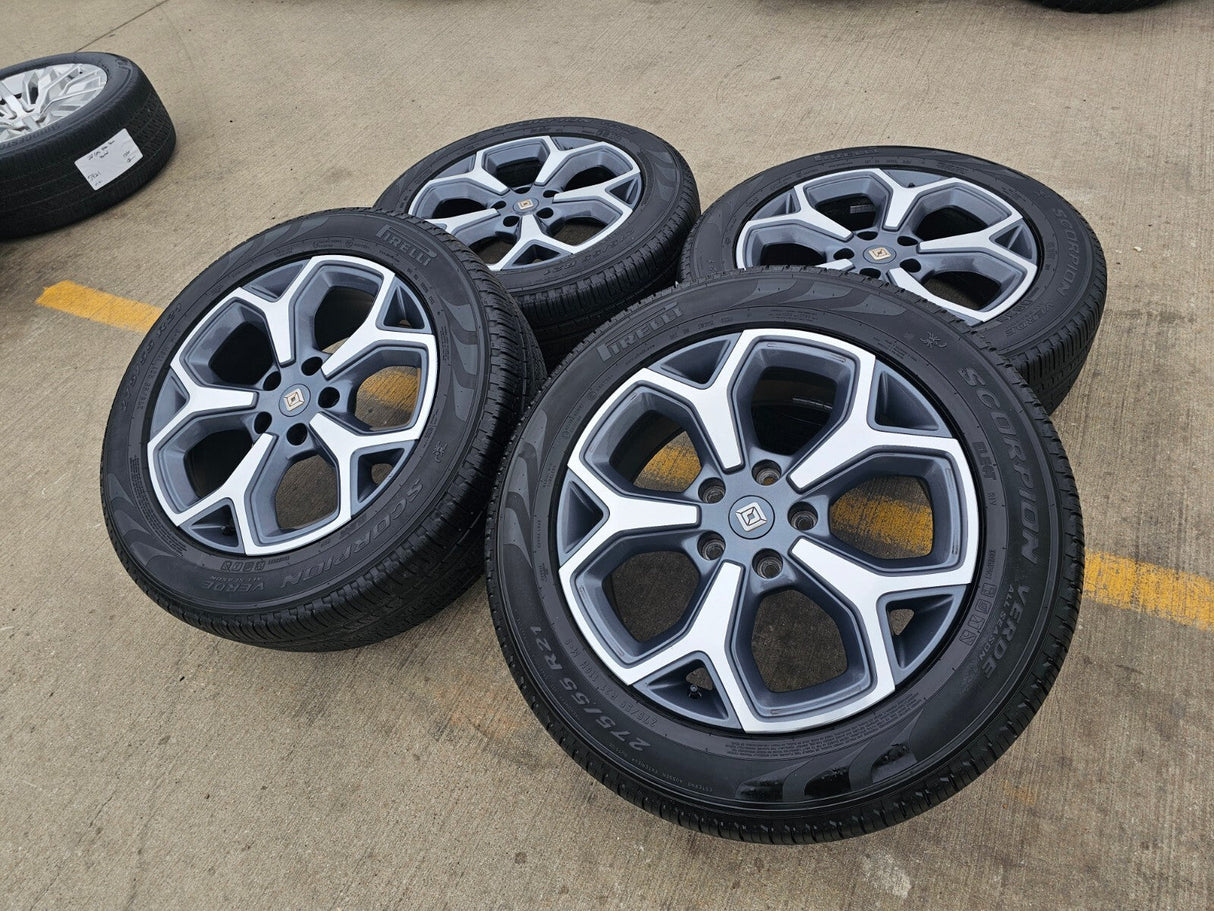 (4) 21" Rivian R1T R1S OEM wheels rims tires 2022 2023 2024 2025 2026 Texas Truck Tire