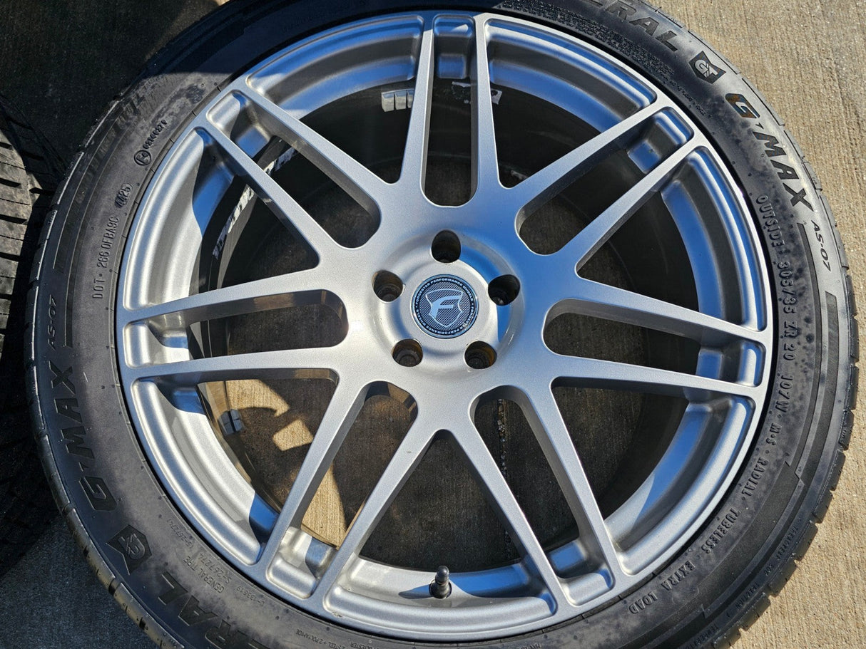 20" 20x9.5 20x10.5 Forgestar Performance F14 Dodge Charger Challenger wheel rims Texas Truck Tire