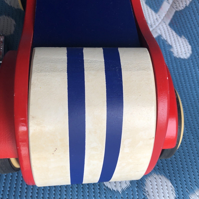 Wooden Classic Sport Ride-On Self-Push Car