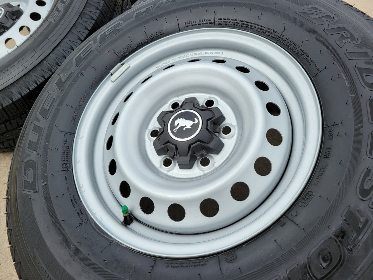 16" Ford Bronco steel wheels rims tires 10226 Ranger 2022 2023 2024 2025 NEW Texas Truck Tire