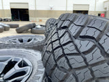 18" Dodge Ram 1500 TRX RHO Black OEM 66002 wheels rims TERRITORY A/T 35" NEW Texas Truck Tire