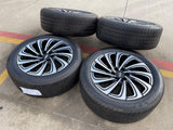 22" Lincoln Navigator OEM 10666 rims wheels BLACK LABEL 2025 2026 BRIDGESTONE Texas Truck Tire