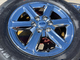 18" Ford F-150 Lariat OEM 10613 95922 CHROME rims wheels Expedition MICHELIN NEW Texas Truck Tire
