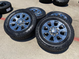 20" Ford F-250 King Ranch Lariat OEM 10100 rims wheels CHROME NEW BRIDGESTONE Texas Truck Tire
