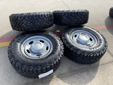 17" Ford F-250 F-350 OEM 3828 wheels rims tires GOODYEAR TERRITORY A/T 33" NEW Texas Truck Tire