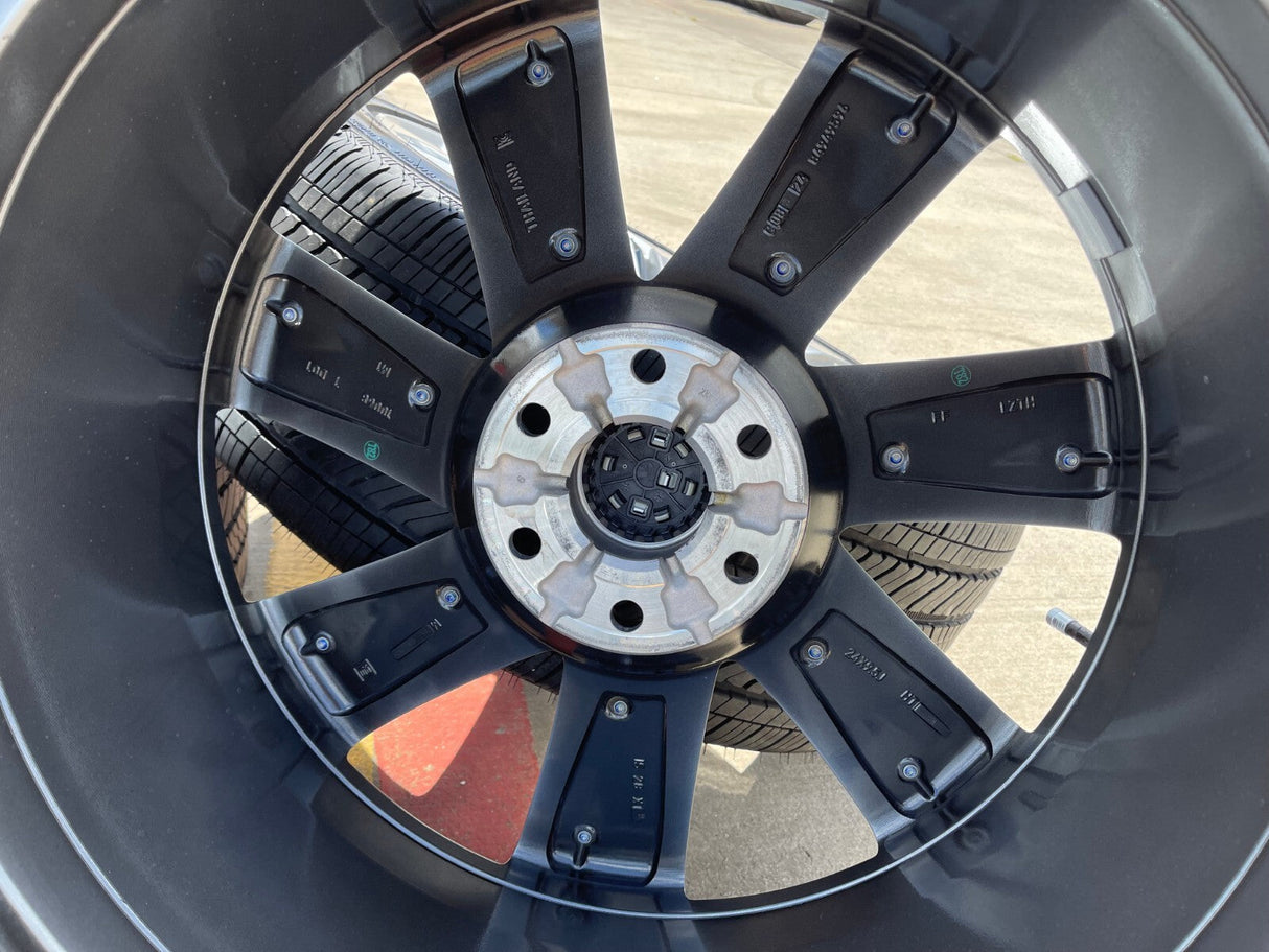 24" Cadillac Escalade V OEM wheels rims tires 2022 2023 2024 2025 2026 NEW Texas Truck Tire