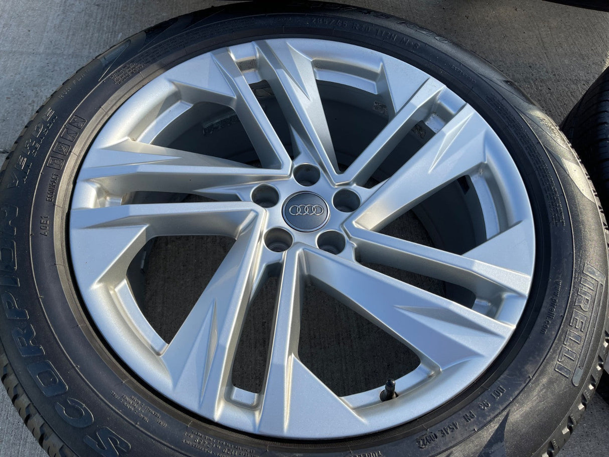 20" Audi Q7 OEM wheels rims Q8 RS S VW Atlas 12053 tires 2022 2023 2024 2025 Texas Truck Tire