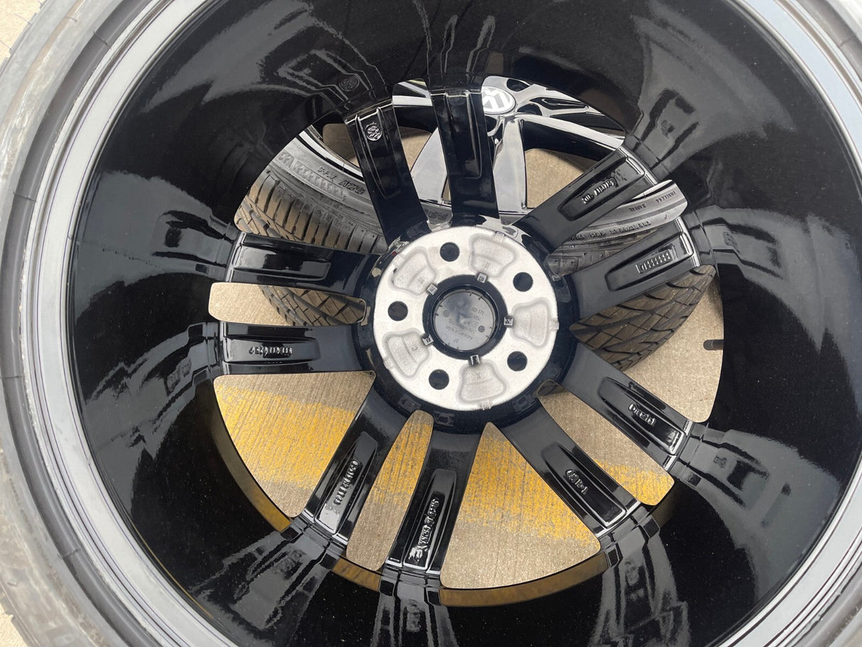 19" VW Passat Golf GTI Jetta OEM Salvador black wheels rims 70002 tires Texas Truck Tire