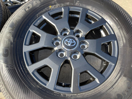 17" Toyota 4Runner Tacoma TRD OEM 94254 10637 wheels rims 2024 2025 2026 NEW Texas Truck Tire