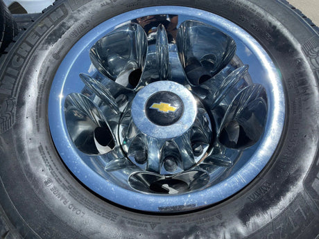 17" Chevy Silverado GMC Sierra 3500 Dually simulator rims wheels OEM 8094 Texas Truck Tire