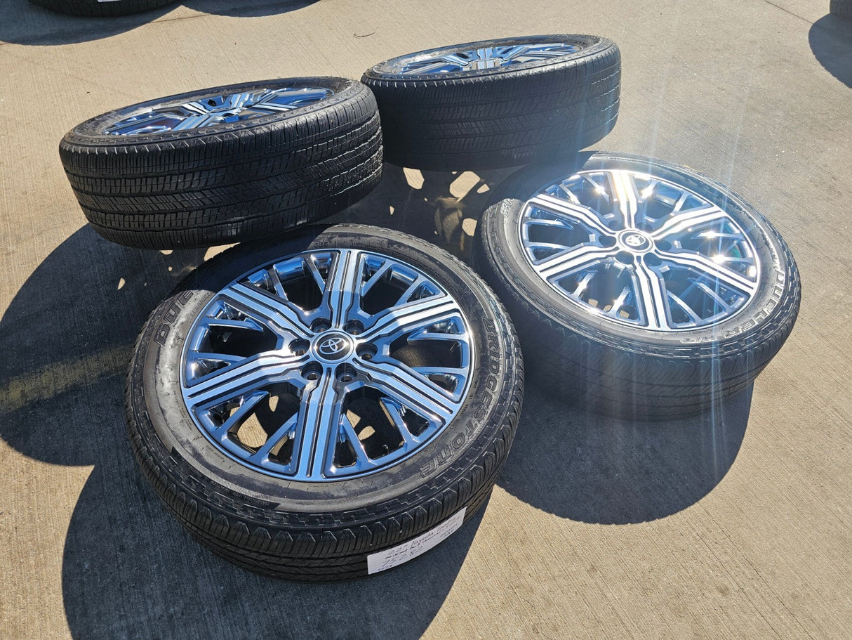 22" Toyota Tundra Sequoia OEM wheels rims 75282 Land Cruiser GX550 CAPSTONE Texas Truck Tire