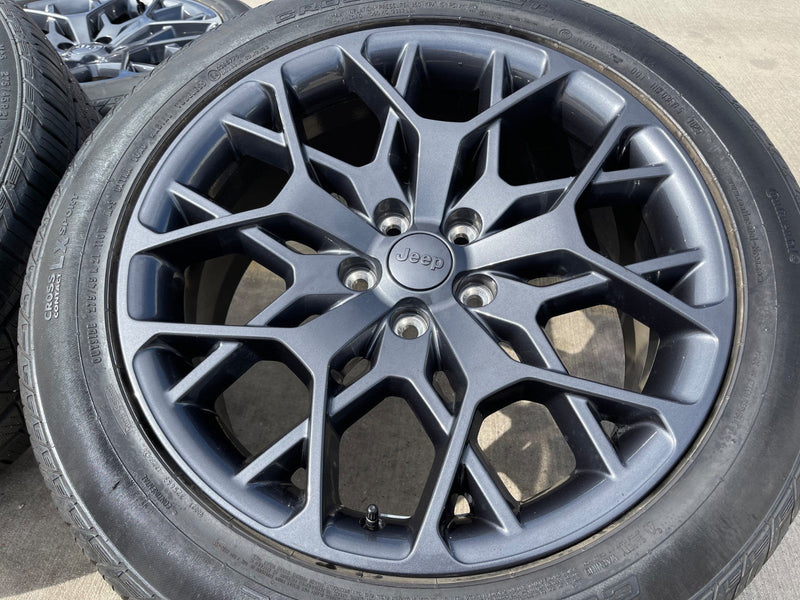 21" Jeep Grand Cherokee L OEM wheels rims 9291 Durango tires CONTINENTAL Texas Truck Tire