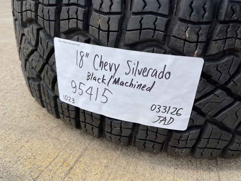 18" Chevy Silverado ZR2 Tahoe TRAIL BOSS Sierra OEM 95415 wheel rim GOODYEAR Texas Truck Tire