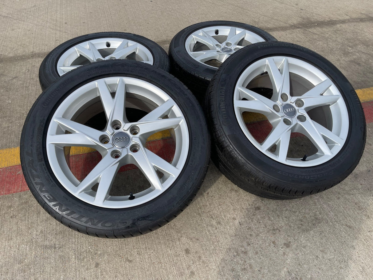 17" Audi A4 OEM 5829 wheels rims A3 A5 A6 tires 2020 2021 2022 2023 2024 2025 Texas Truck Tire