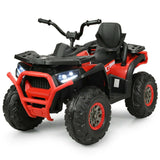 12 Volt Children's Electric Four-Wheeler ATV Quad with MP3 Player and LED Illumination