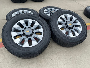 20" Chevy Silverado GMC Sierra AT4 2500 3500 OEM 5960 5947 wheels rims Texas Truck Tire