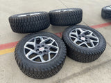20" GMC Sierra Yukon AT4 Tahoe Silverado OEM wheels rims tires 2022 2023 2024 Texas Truck Tire