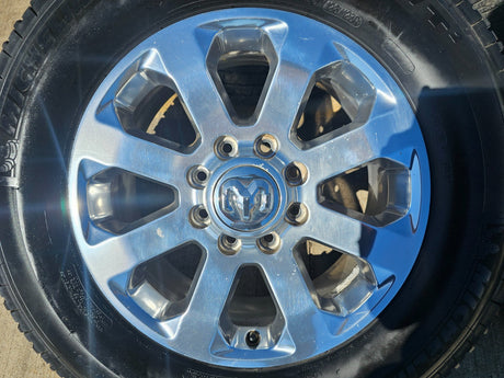 20" Dodge Ram 2500 3500 LARAMIE OEM 2700 wheels rims tires MICHELIN Texas Truck Tire