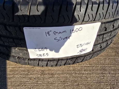 18" Ram 1500 OEM stock 2669 wheels rims 2021 2022 2023 2024 2025 2026 GOODYEAR Texas Truck Tire