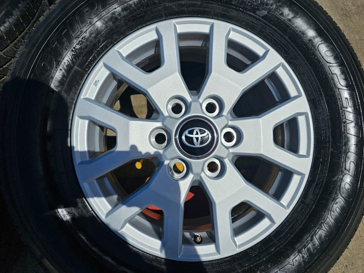 17" Toyota Tacoma 4Runner TRD OEM 94254 10637 wheels rims 2024 2025 2026 NEW Texas Truck Tire