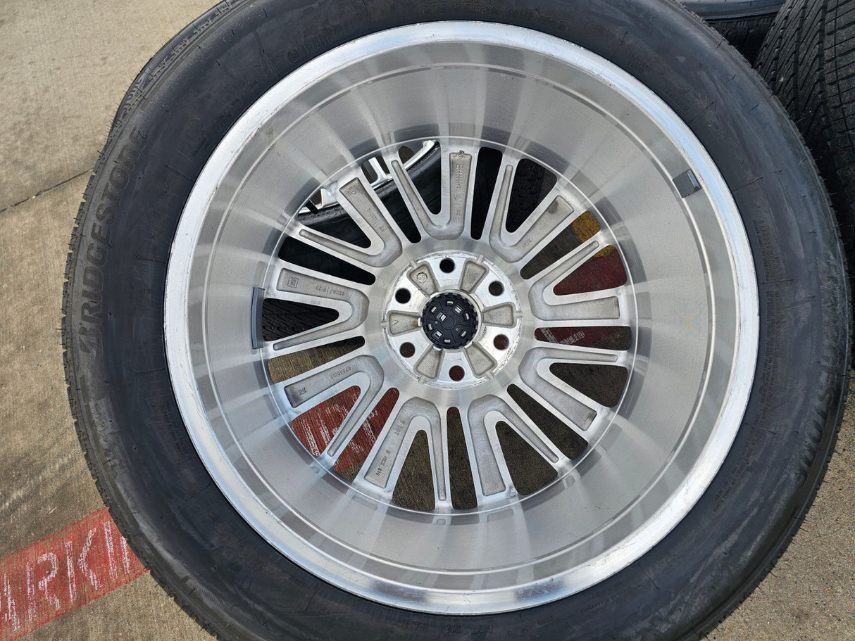 22" Cadillac Escalade Platinum OEM wheels rims tires 2024 2025 2026 NEW Texas Truck Tire