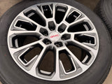 22" GMC Yukon Sierra DENALI OEM wheels rims Tahoe tires 2024 2025 2026 NEW Texas Truck Tire