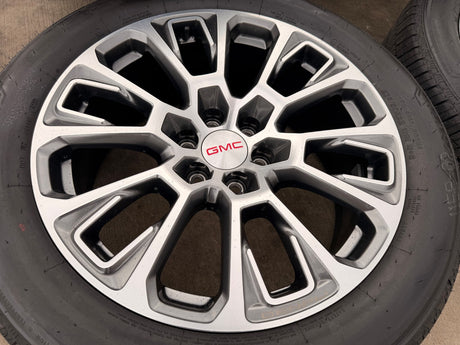 22" GMC Yukon Sierra DENALI OEM wheels rims Tahoe tires 2024 2025 2026 NEW Texas Truck Tire