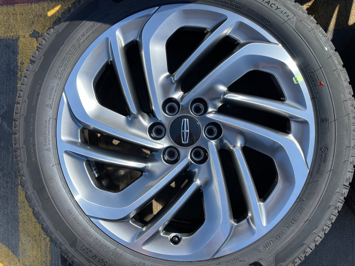 22" Lincoln Navigator OEM 94225 rims wheels BLACK LABEL 2025 2026 MICHELIN NEW Texas Truck Tire